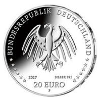 Deutschland - 20 EUR Geburtstag Winckelmann 2017 - Silber Spiegelglanz