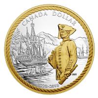 Kanada - 4,90 CAD Captain Cook am Nootka Sound 2018 - Silber Proof Set