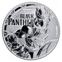 Tuvalu - 1 TVD Marvel Black Panther 2018 - 1 Oz Silber