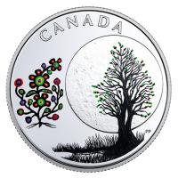Kanada - 3 CAD Weisheiten: Flower Moon - Silber Proof