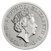 Grobritannien - 2 GBP Landmarks of Britain Trafalgar Square 2018 - 1 Oz Silber