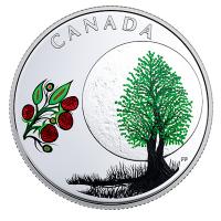 Kanada - 3 CAD Weisheiten: Raspberry Moon - Silber Proof