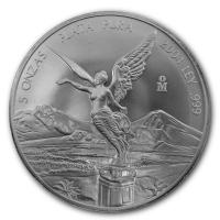 Mexiko - Libertad Siegesgttin 2004 - 5 Oz Silber