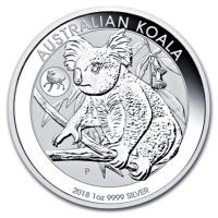 Australien - 1 AUD Koala 2018 - 1 Oz Silber Privy Hund