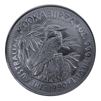 Australien 1 AUD Kookaburra 1990 1 Oz Silber