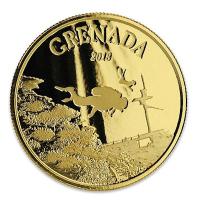 Grenada - 10 Dollar EC8 Diving Paradise - 1 Oz Gold