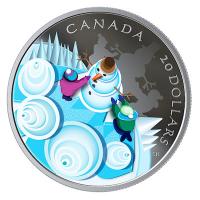 Kanada - 20 CAD Mystischer Wintertag 2019 - 1 Oz Silber