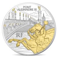 Frankreich - 50 EUR Brcke Alexander III 2018 - 5 Oz Silber PP