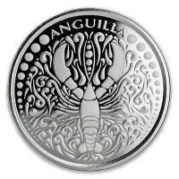 Anguilla - 2 Dollar EC8 Lobster - 1 Oz Silber