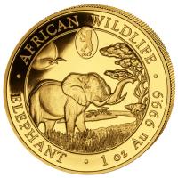Somalia - 1000 Shillings Elefant 2019 WMF Berlin - 1 Oz Gold