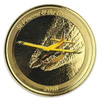 St. Vincent und Grenadinen - 10 Dollar EC8 Seaplane - 1 Oz Gold Color
