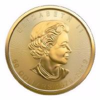Kanada - 50 CAD Maple Leaf 40 Jahre 2019 - 1 Oz Gold