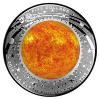 Australien 5 AUD Earth and Beyond Sonne 1 Oz Silber