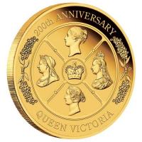 Australien - 200 AUD 200. Geburtstag Queen Victoria 2019 - 2 Oz Gold PP