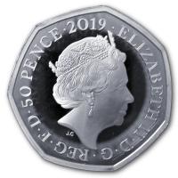 Grobritannien - 0,5 GBP Stephen Hawking 2019 - Silber PP
