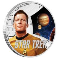 Tuvalu - 1 TVD Star Trek James T. Kirk 2019 - 1 Oz Silber