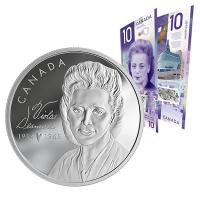 Kanada - 20 CAD Viola Desmond Set 2019 - 1 Oz Silber + Banknote