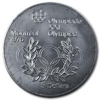 Kanada 5 CAD Olympiade Montreal (Diverse) 24,3g Silber