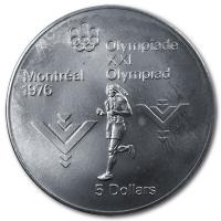 Kanada 5 CAD Olympiade Montreal (Diverse) 24,3g Silber Rckseite