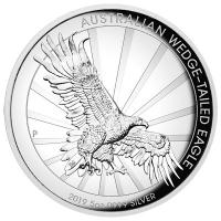 Australien - 8 AUD Wedge Tailed Eagle 2019 - 5 Oz Silber PP HR