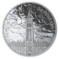 Kanada - 20 CAD Lichter ber dem Parlamentshgel 2019 - 1 Oz Silber