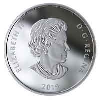 Kanada - 20 CAD Lichter ber dem Parlamentshgel 2019 - 1 Oz Silber