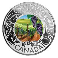 Kanada - 3 CAD Kanadaserie: Weinprobe - Silber Proof
