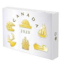 Kanada - 50 CAD Real Shapes Loonie 2019 - 100g Silber