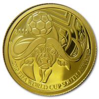 Palau - 1 USD FIFA Fussballweltmeisterschaft Sdafrika - Gold PP