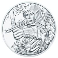 sterreich - 1,5 EUR 825 Jahre Robin Hood 2019 - 1 Oz Silber