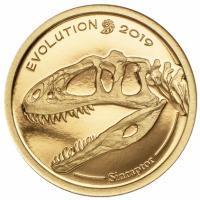 Mongolei - Evolution Golden Sinraptor 2019 - Gold PP