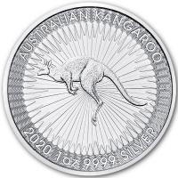 Australien - 1 AUD PerthMint Knguru 2020 - 1 Oz Silber