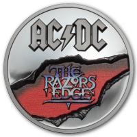 Cook Island 10 CID AC/DC The Razors Edge 2019 2 Oz Silber