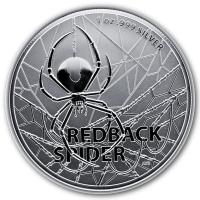 Australien - 1 AUD Gefhrliche Tiere Redback Spider 2020 - 1 Oz Silber