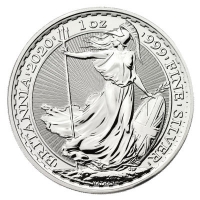 Grobritannien - 2 GBP Britannia 2020 - 1 Oz Silber