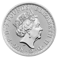 Grobritannien - 2 GBP Britannia 2020 - 1 Oz Silber
