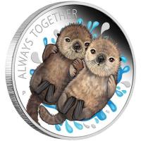 Tuvalu - 0,5 TVD Always Together Otter 2020 - 1/2 Oz Silber