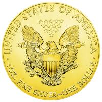 USA - 1 USD Silver Eagle Gtter: Zeus - 1 Oz Silber Color
