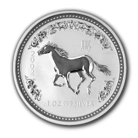 Australien - 1 AUD Lunar I Pferd 2002 -  1 Oz Silber