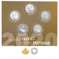 Kanada - 1,25 CAD Numistastic 2020 - 5 Coin Set 