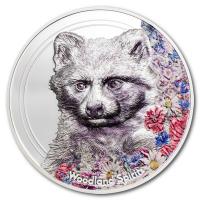 Mongolei - Woodland Spirits Raccoon Dog 2020 - 1 Oz Silber PP