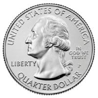 USA - 0,25 USD Virgin Islands Salt River Bay 2020 - 5 Oz Silber