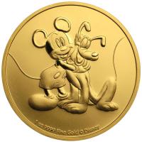 Niue - 250 NZD Disney Mickey & Pluto 2020 - 1 Oz Gold / nur 100!!!