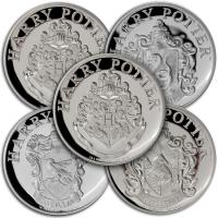 Gibraltar - 5 Pfund Harry Potter 5 Coin Set 2020 - Silber