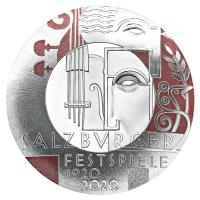 sterreich - 20 Euro 100 Jahre Salzburger Festspiele 2020 - Silbermnze PP
