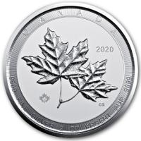 Kanada - 10 CAD Twin Maple Leaf 2020 - 2 Oz Silber