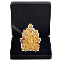 Kanada - 50 CAD Real Shapes Coat of Arms 2020 - 100g Silber