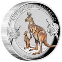 Australien - 1 AUD Knguru 2020 - 1 Oz Silber HighRelief Color