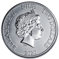 Niue 2 NZD Disney Knig der Lwen 2020 1 Oz Silber Rckseite