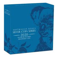 Australien - 1 AUD Koala 2020 - 1 Oz Silber Incused HighRelief